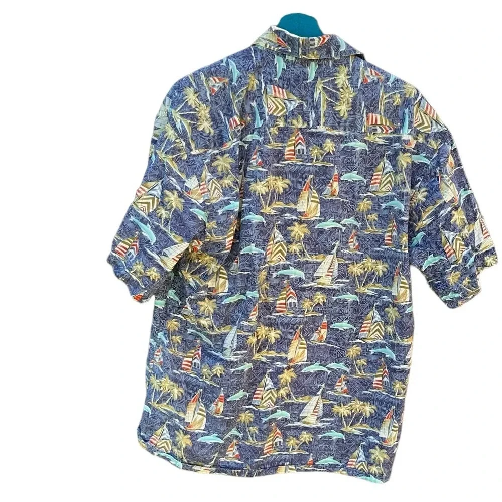 Campia Moda men's Hawaiian shirt size large